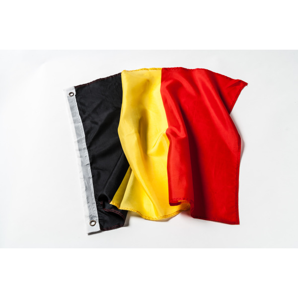 Belgische vlag - Zwart geel rood 60x90 EK BK
